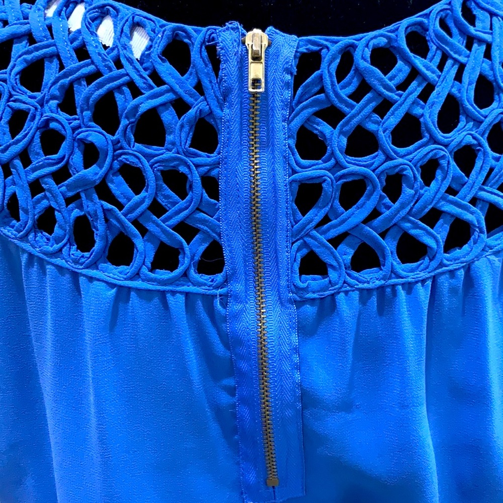Umgee USA blue high low dress. Size: small - Picture 6 of 8